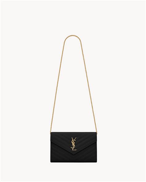 ysl keychain wallet|ysl cassandra chain wallet.